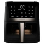 Air Fryer Frytkownica beztłuszczowa AIWA AFR-7000 Chukuma Czarny, 7l, z okienkiem do obserwacji postępów gotowania