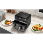 Air Fryer Frytkownica beztłuszczowa AIWA AFR-9000 Futago, 9l, z podwójnym koszem