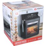 Air Fryer Frytkownica beztłuszczowa ALPINA 871125219568 12l z okienkiem do obserwacji postępów gotowania