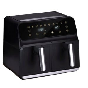 Air Fryer Frytkownica beztłuszczowa ALPINA 871125224012 8l z podwójnym koszem programator czasowy