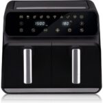 Air Fryer Frytkownica beztłuszczowa ALPINA 871125224012 8l z podwójnym koszem programator czasowy