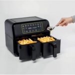 Air Fryer Frytkownica beztłuszczowa ARIETE 4623/00 8l z podwójnym koszem cyfrowy panel sterowania