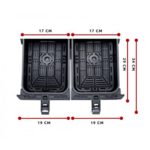 Air Fryer Frytkownica beztłuszczowa ARIETE 4623/00 8l z podwójnym koszem cyfrowy panel sterowania