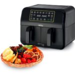 Air Fryer Frytkownica beztłuszczowa ARIETE 4623/00 8l z podwójnym koszem cyfrowy panel sterowania