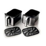 Air Fryer Frytkownica beztłuszczowa ARIETE 4625/00 4.5l z podwójnym koszem cyfrowy panel sterowania