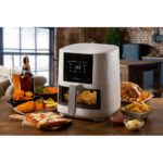 Air Fryer Frytkownica beztłuszczowa ARIETE 4626/03 Szary 6l z okienkiem do obserwacji postępów gotowania