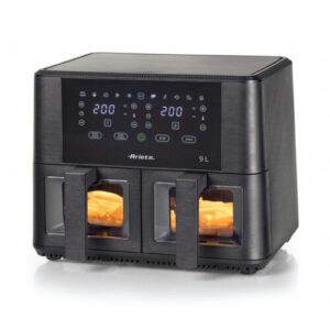 Air Fryer Frytkownica beztłuszczowa ARIETE 4631/00 9l z podwójnym koszem z okienkiem do obserwacji postępów gotowania