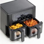 Air Fryer Frytkownica beztłuszczowa ARIETE 4631/00 9l z podwójnym koszem z okienkiem do obserwacji postępów gotowania