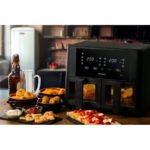 Air Fryer Frytkownica beztłuszczowa ARIETE 4631/00 9l z podwójnym koszem z okienkiem do obserwacji postępów gotowania