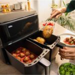Air Fryer Frytkownica beztłuszczowa BRAUN TD3030.IBK 8l z podwójnym koszem 8 automatycznych programów