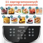 Air Fryer Frytkownica beztłuszczowa COSORI CP158-AF-RXW Premium Smart Biały 5.5l 11 programów gotowania