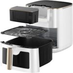 Air Fryer Frytkownica beztłuszczowa DREAME AF30 Biały 7l z okienkiem do obserwacji postępów gotowania