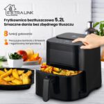 Air Fryer Frytkownica beztłuszczowa EXTRALINK SJ-520 5.2l 7 automatycznych programów