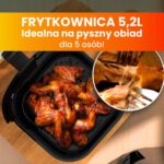Air Fryer Frytkownica beztłuszczowa EXTRALINK SJ-520 5.2l 7 automatycznych programów