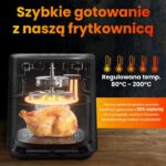 Air Fryer Frytkownica beztłuszczowa EXTRALINK SJ-650 6.5l z okienkiem do obserwacji postępów gotowania