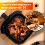 Air Fryer Frytkownica beztłuszczowa EXTRALINK SJ-650 6.5l z okienkiem do obserwacji postępów gotowania