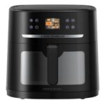 Air Fryer Frytkownica beztłuszczowa GÖTZE & JENSEN AF800K AI 8l z okienkiem do obserwacji postępów gotowania