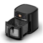 Air Fryer Frytkownica beztłuszczowa GÖTZE & JENSEN AF800K AI 8l z okienkiem do obserwacji postępów gotowania