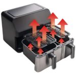 Air Fryer Frytkownica beztłuszczowa HISENSE HAF2900D 8.6l z podwójnym koszem regulacja temperatury
