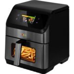 Air Fryer Frytkownica beztłuszczowa ICOOOK MFR-IC-01 Czarny 6.5l, Wifi, 15 automatycznych programów, 100 przepisów