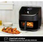 Air Fryer Frytkownica beztłuszczowa INSTANT POT Vortex Plus Czarny 5.7l z okienkiem do obserwacji postępów gotowania