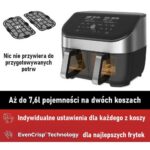 Air Fryer Frytkownica beztłuszczowa INSTANT POT Vortex Plus Dual 7.6l z podwójnym koszem programator czasowy