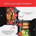 Air Fryer Frytkownica beztłuszczowa INSTANT POT Vortex Versa Zone 8.5l dzielony kosz