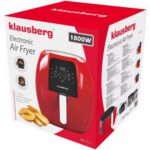 Air Fryer Frytkownica beztłuszczowa KLAUSBERG KB-7571 Czerwony 7.7l 7 automatycznych programów