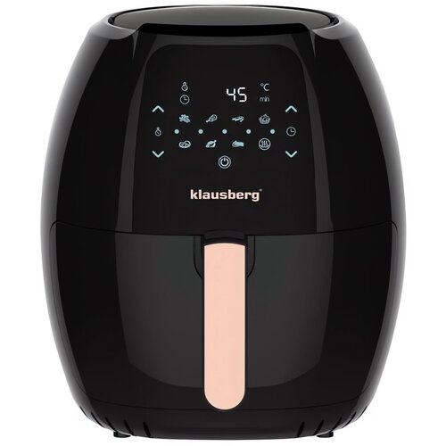 Air Fryer Frytkownica beztłuszczowa KLAUSBERG KB-7572 Czarny 7.7l 7 automatycznych programów
