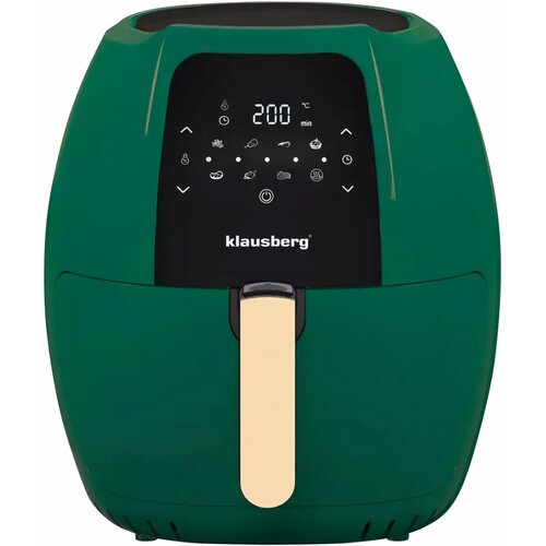 Air Fryer Frytkownica beztłuszczowa KLAUSBERG KB-7596 Zielony 7.7l 7 automatycznych programów