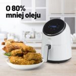Air Fryer Frytkownica beztłuszczowa LAUBEN Hot 2500WT 2.5l 8 automatycznych programów