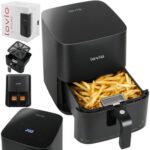 Air Fryer Frytkownica beztłuszczowa LOVIO PureFry LVAF001BK 5l z okienkiem do obserwacji postępów gotowania