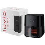 Air Fryer Frytkownica beztłuszczowa LOVIO PureFry LVAF001BK 5l z okienkiem do obserwacji postępów gotowania
