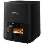 Air Fryer Frytkownica beztłuszczowa LOVIO PureFry LVAF001BK 5l z okienkiem do obserwacji postępów gotowania