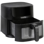 Air Fryer Frytkownica beztłuszczowa LOVIO PureFry XL LVAF002BK 6l Wi-Fi z okienkiem do obserwacji postępów gotowania