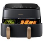Air Fryer Frytkownica beztłuszczowa PHILIPS Ovi Dual Basket NA352/00 9l z podwójnym koszem ponad 1000 przepisów