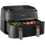 Air Fryer Frytkownica beztłuszczowa PHILIPS Ovi Dual Basket NA352/00 9l z podwójnym koszem ponad 1000 przepisów