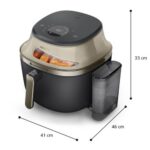 Air Fryer Frytkownica beztłuszczowa Philips NA547/07 Ovi Ultra z funkcją Steamfry, pary, auto czyszczenie, prowadnica