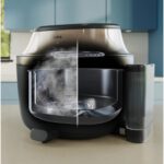 Air Fryer Frytkownica beztłuszczowa Philips NA547/07 Ovi Ultra z funkcją Steamfry, pary, auto czyszczenie, prowadnica