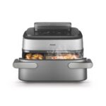 Air Fryer Frytkownica beztłuszczowa Philips NA565/02 Ovi Ultra Megabasket z funkcją Steamfry, pary, auto czyszczenie