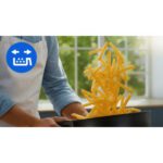 Air Fryer Frytkownica beztłuszczowa Philips NA565/02 Ovi Ultra Megabasket z funkcją Steamfry, pary, auto czyszczenie