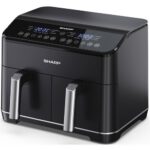 Air Fryer Frytkownica beztłuszczowa SHARP AF-GD82AE-B z podwójnym koszem