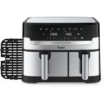 Air Fryer Frytkownica beztłuszczowa TEFAL Dual Easy Fry & Grill EY905D10 8.3l z podwójnym koszem i rusztem do grilla