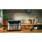 Air Fryer Frytkownica beztłuszczowa TEFAL Dual Easy Fry & Grill EY905D10 8.3l z podwójnym koszem i rusztem do grilla