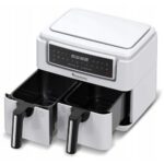Air Fryer Frytkownica beztłuszczowa TURBOTRONIC TT-AF118 Biały 7.26l z podwójnym koszem