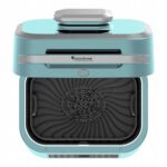 Air Fryer Frytkownica beztłuszczowa TURBOTRONIC TT-AG700 Turkusowy 5.5l cyfrowy panel sterowania