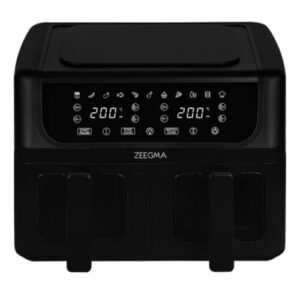 Air Fryer Frytkownica beztłuszczowa ZEEGMA Knapper Dual 9l 12 automatycznych programów