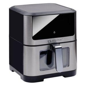 Air Fryer Frytkownica beztłuszczowa ALPINA 871125224542 8l z okienkiem do obserwacji postępów gotowania