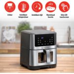 Air Fryer Frytkownica beztłuszczowa ALPINA 871125224542 8l z okienkiem do obserwacji postępów gotowania