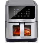 Air Fryer Frytkownica beztłuszczowa ALPINA 871125224542 8l z okienkiem do obserwacji postępów gotowania